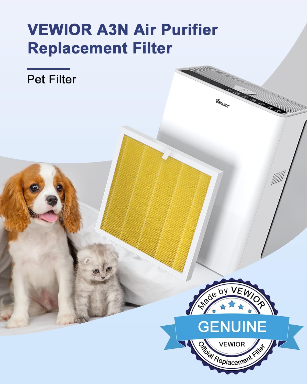 Vewior Air Filter Replacement | A3N (Pet Filter)